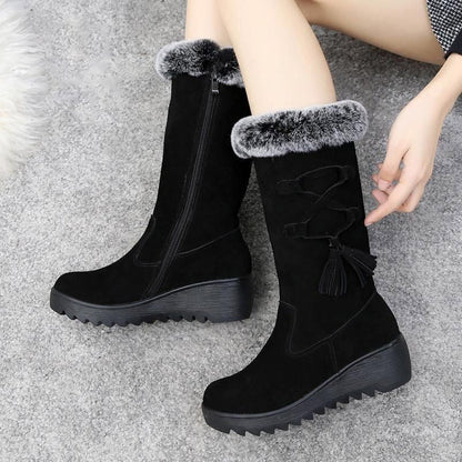 Damenschneeschuhe mit weichem, rutschfestem Schutz