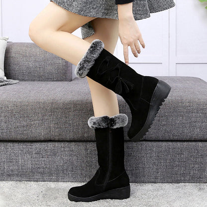 Damenschneeschuhe mit weichem, rutschfestem Schutz