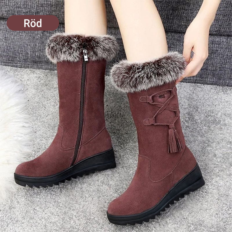 Damenschneeschuhe mit weichem, rutschfestem Schutz