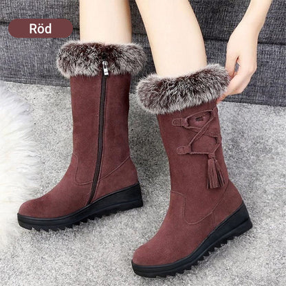 Damenschneeschuhe mit weichem, rutschfestem Schutz