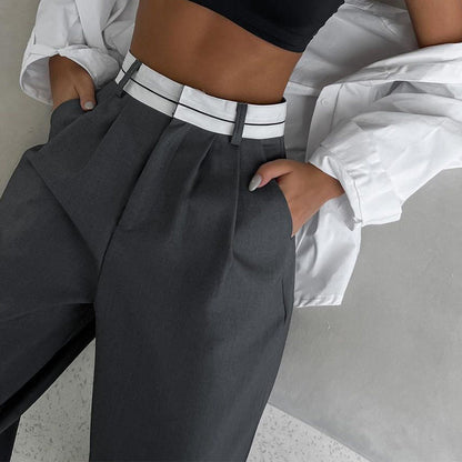 😎Weite Hose mit hoher Taille für Damen