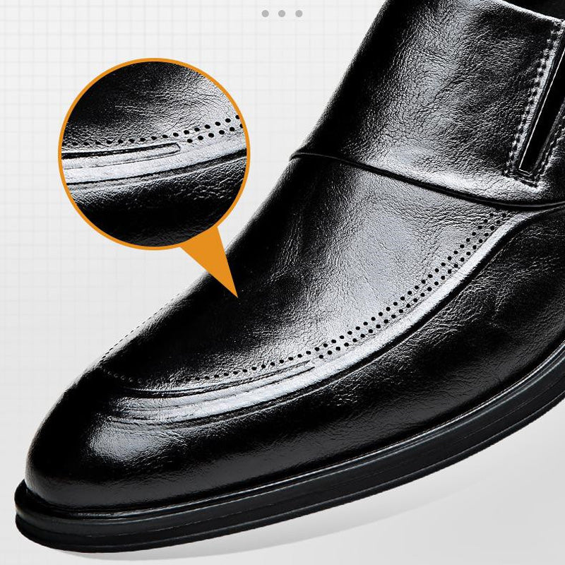 🕴️Herrenschuhe👞💙Herren Business Casual Slip-On PU Leder Schuhe👔💥