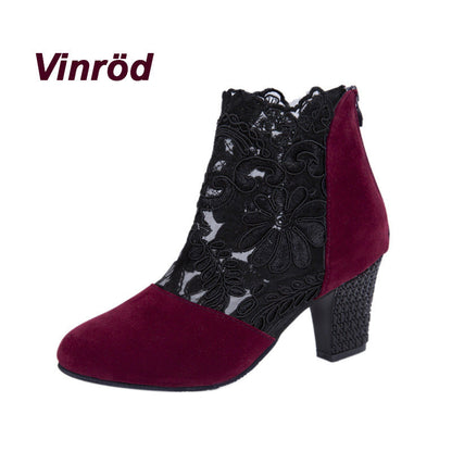 Damen High Heels mit eleganter Spitze für den Sommer
