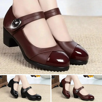 Bequeme Vintage Mary Jane Schuhe