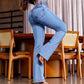 Hoch taillierte, dehnbare 💯💯 Flared Jeans