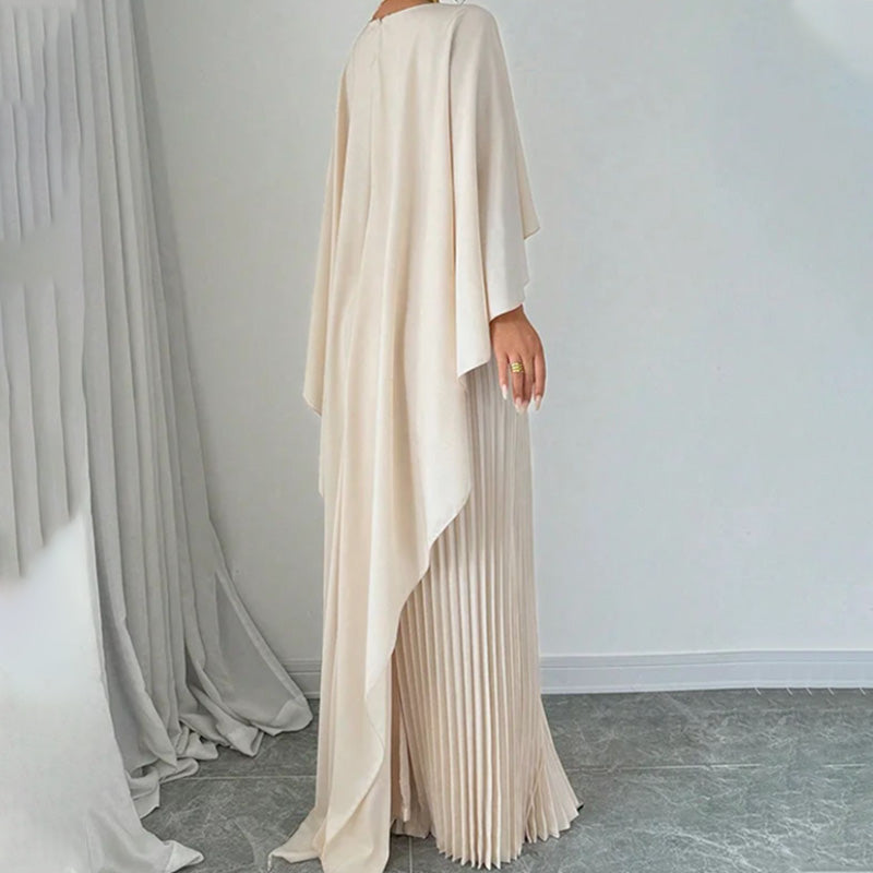 💖 LETZTER TAG SALE 50 % RABATT 💖 Elegantes, einzigartiges plissiertes unregelmäßiges Kleid.