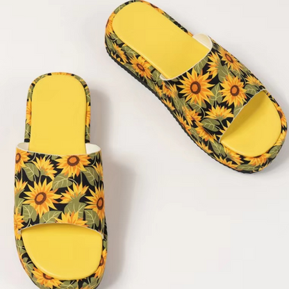 Rutschfeste, schweißabsorbierende Plateau-Slipper