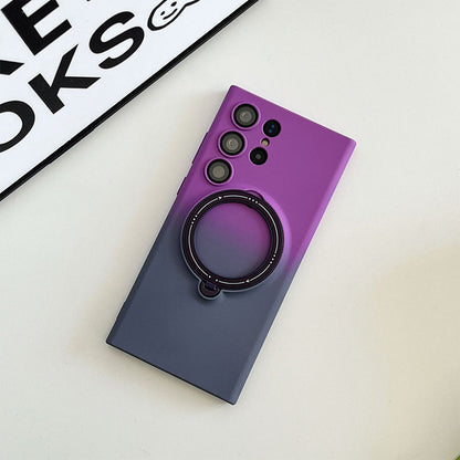 Magnetische Handyhülle mit Farbverlauf und Ringständer