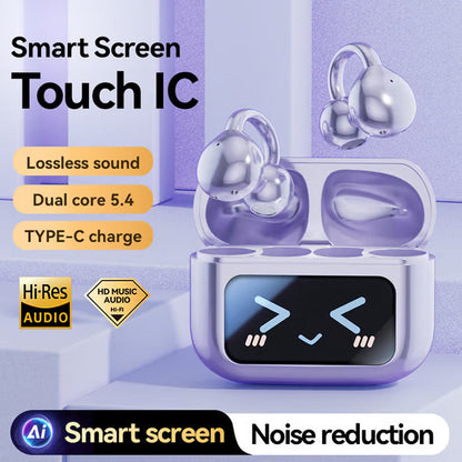 Intelligenter Touchscreen🎧Bluetooth Clip auf Kopfhörer