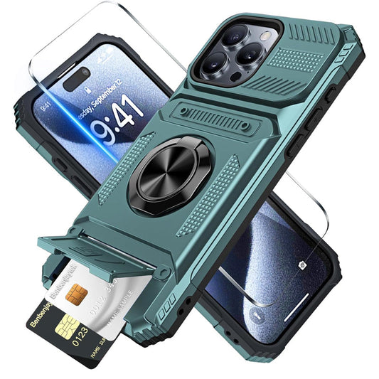 Telefonhülle mit Kartenhalter und Ringgriff für das iPhone