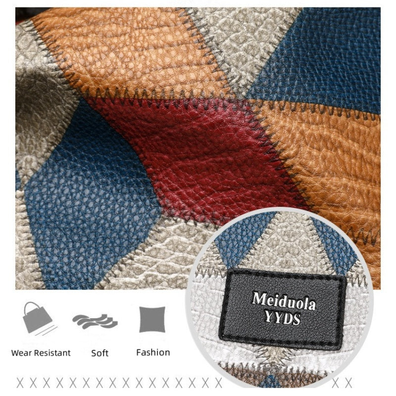 Patchwork-Tragetasche für Damen