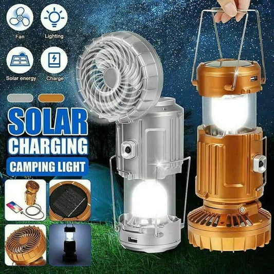 (🔥HEISSER VERKAUF JETZT – 50 % RABATT) 6-in-1 tragbare Solar-LED-Campinglaterne