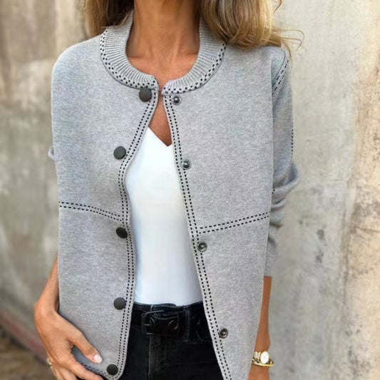 Damen-Cardigan mit Knopfleiste