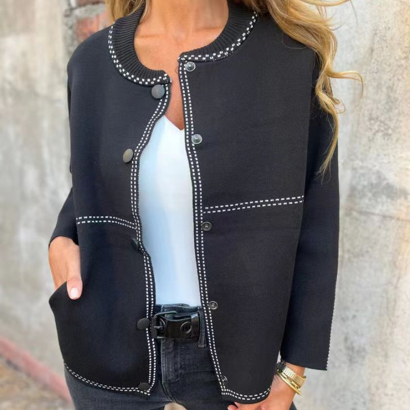 Damen-Cardigan mit Knopfleiste