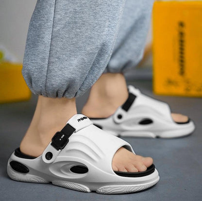 Rutschfeste Slip-On-EVA-Hausschuhe mit dicker Sohle