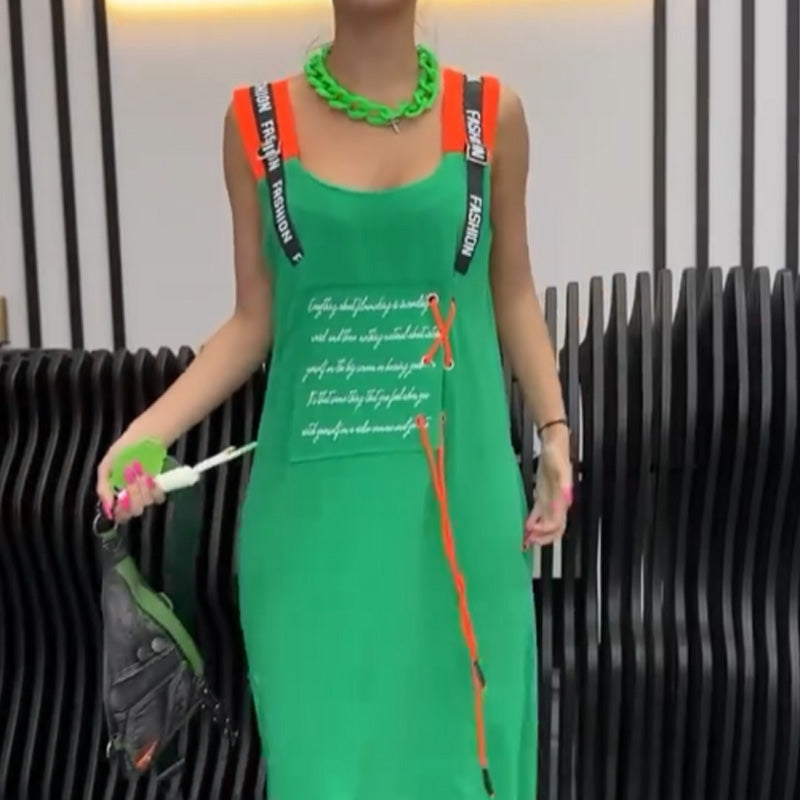💖49% RABATT💖Lässiges bedrucktes ärmelloses Kleid für Frauen