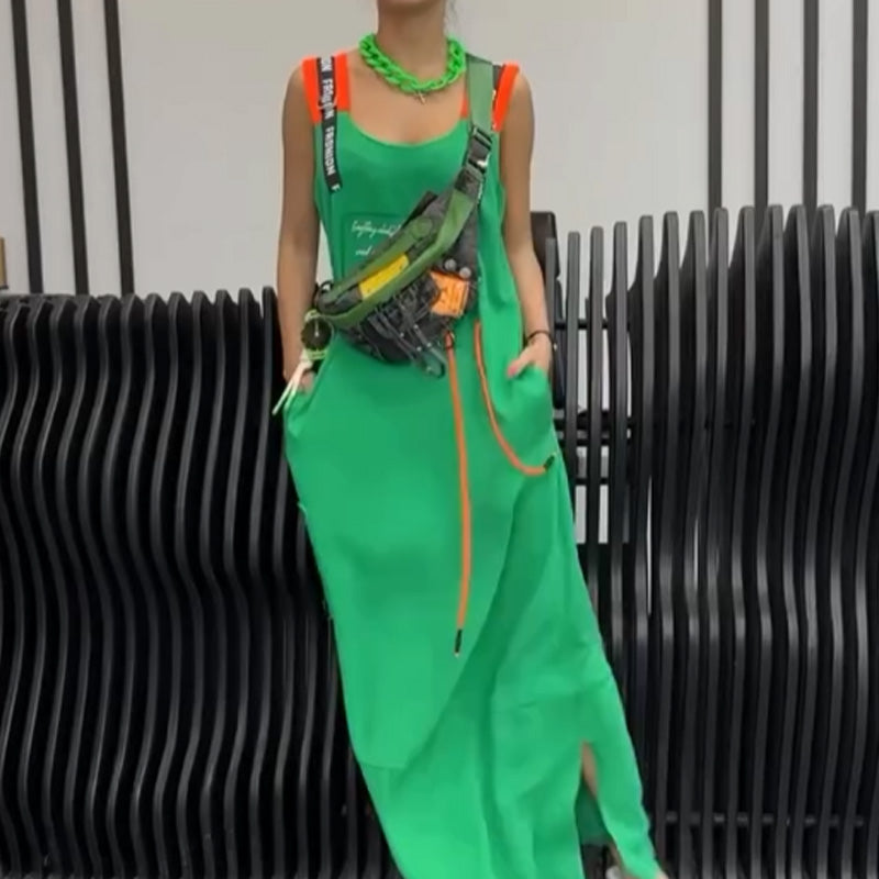 💖49% RABATT💖Lässiges bedrucktes ärmelloses Kleid für Frauen
