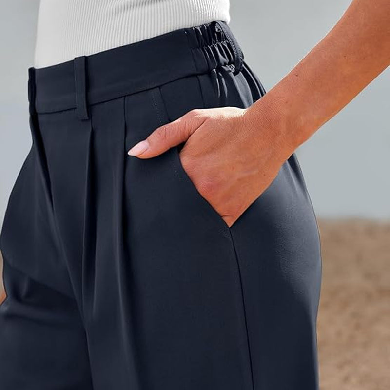 💐👖Lässige Hose mit hohem Bund und geradem Bein für Damen💥💥Befristetes Angebot: 50% Rabatt auf Bestellungen
