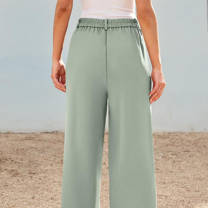 💐👖Lässige Hose mit hohem Bund und geradem Bein für Damen💥💥Befristetes Angebot: 50% Rabatt auf Bestellungen