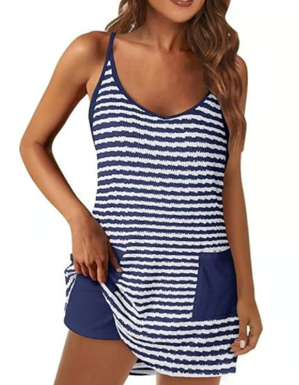 🔥2026 SOMMER NEUE ART 50% RABATT 🎁Damen ärmelloses Sommerkleid mit Shorts