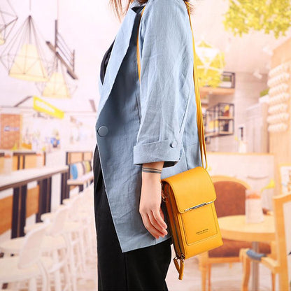 👜 60% RABATT! 📱 Touchscreen-Messengertasche für Damen – Handy-Ladefach, Diebstahlsicher & Wasserdicht ✨