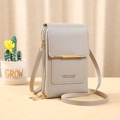 👜 60% RABATT! 📱 Touchscreen-Messengertasche für Damen – Handy-Ladefach, Diebstahlsicher & Wasserdicht ✨