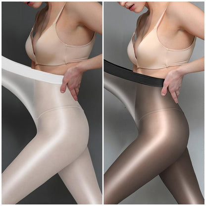✨Transparente, glänzende Strumpfhosen für Damen💜 – Sonderangebot 50 % Rabatt🔥