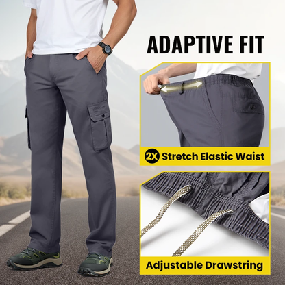 👖🏃 Herren-Cargohose mit mehreren Taschen – atmungsaktives Material und moderner Schnitt für Outdoor- oder Stadtaktivitäten 🏙️📦