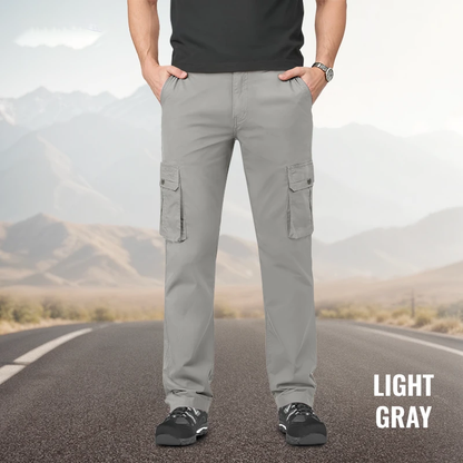 👖🏃 Herren-Cargohose mit mehreren Taschen – atmungsaktives Material und moderner Schnitt für Outdoor- oder Stadtaktivitäten 🏙️📦