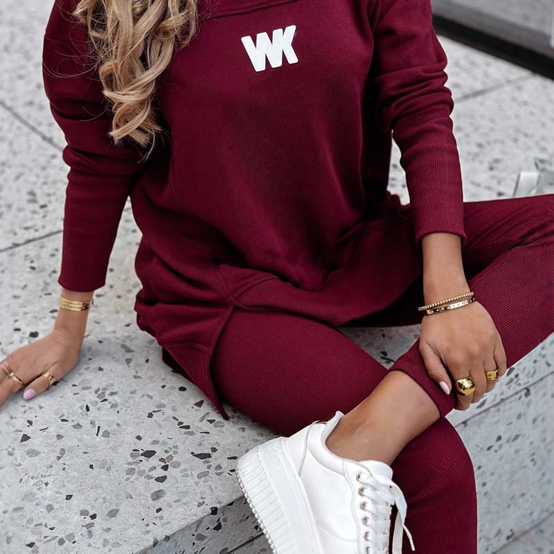 Damen lässiges Set: Sweatshirt und Leggings