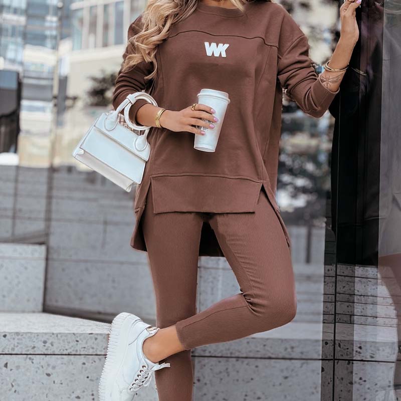 Damen lässiges Set: Sweatshirt und Leggings