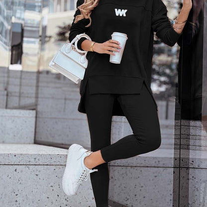 Damen lässiges Set: Sweatshirt und Leggings