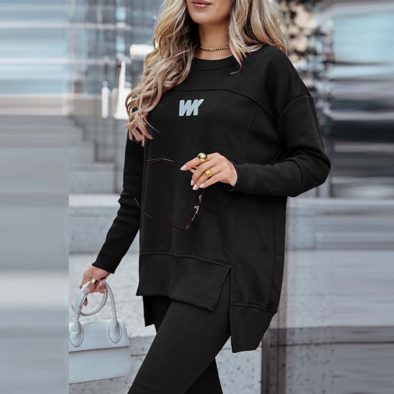 Damen lässiges Set: Sweatshirt und Leggings