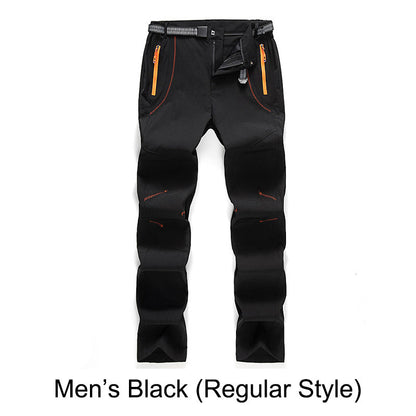 👖Winddichte, wasserdichte, warme Wanderhose mit elastischem Bund