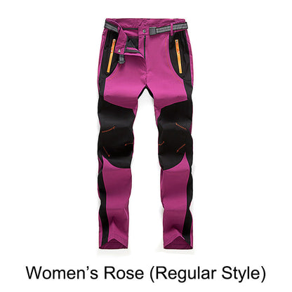👖Winddichte, wasserdichte, warme Wanderhose mit elastischem Bund