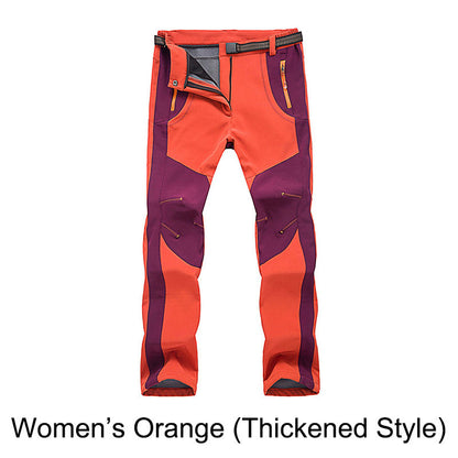 👖Winddichte, wasserdichte, warme Wanderhose mit elastischem Bund