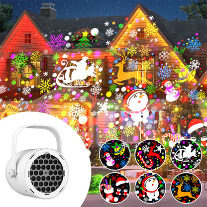 🔥Hot Sale🔥16-Muster-USB-Weihnachtsprojektorleuchte