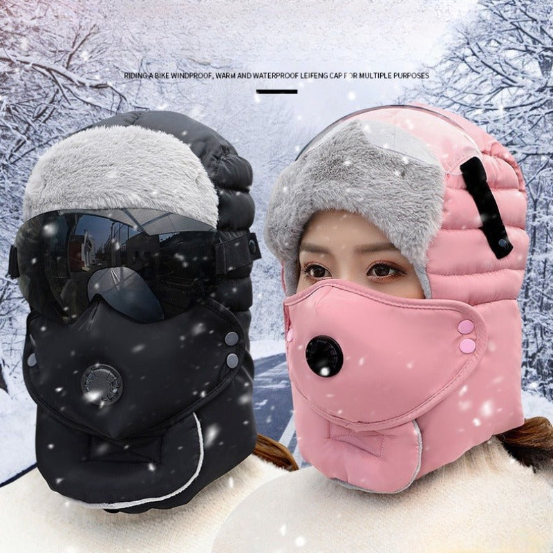 🔈🔈Winterschlussverkauf – 50 % Rabatt❄️Thermomütze mit abnehmbarer Atemmaske
