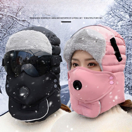 🔈🔈Winterschlussverkauf – 50 % Rabatt❄️Thermomütze mit abnehmbarer Atemmaske