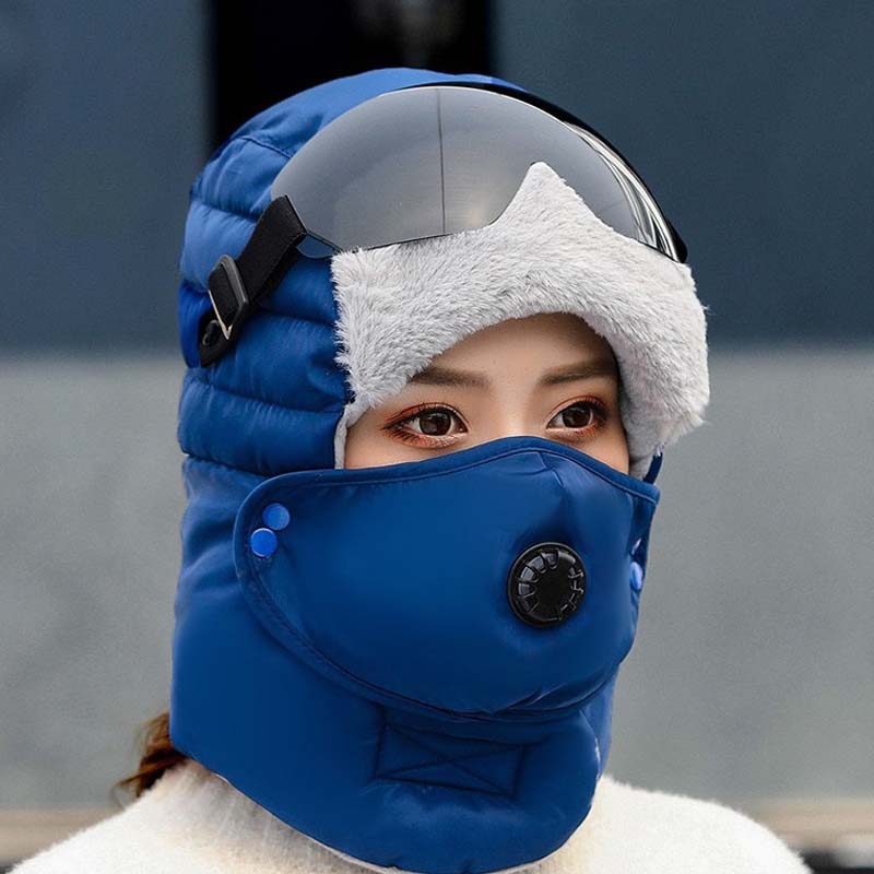 🔈🔈Winterschlussverkauf – 50 % Rabatt❄️Thermomütze mit abnehmbarer Atemmaske