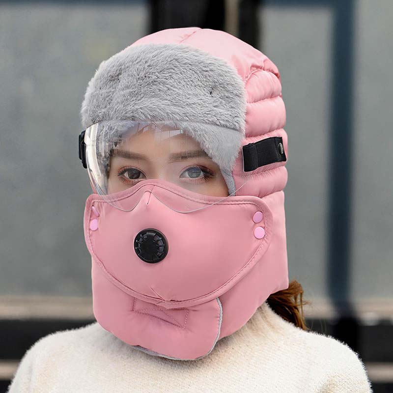 🔈🔈Winterschlussverkauf – 50 % Rabatt❄️Thermomütze mit abnehmbarer Atemmaske