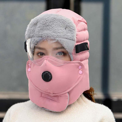 🔈🔈Winterschlussverkauf – 50 % Rabatt❄️Thermomütze mit abnehmbarer Atemmaske