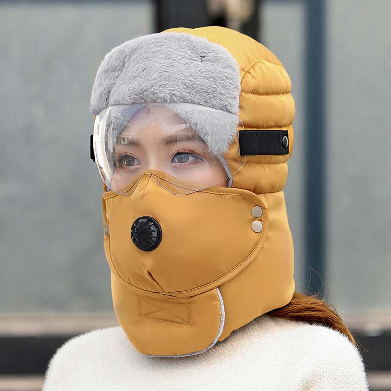 🔈🔈Winterschlussverkauf – 50 % Rabatt❄️Thermomütze mit abnehmbarer Atemmaske