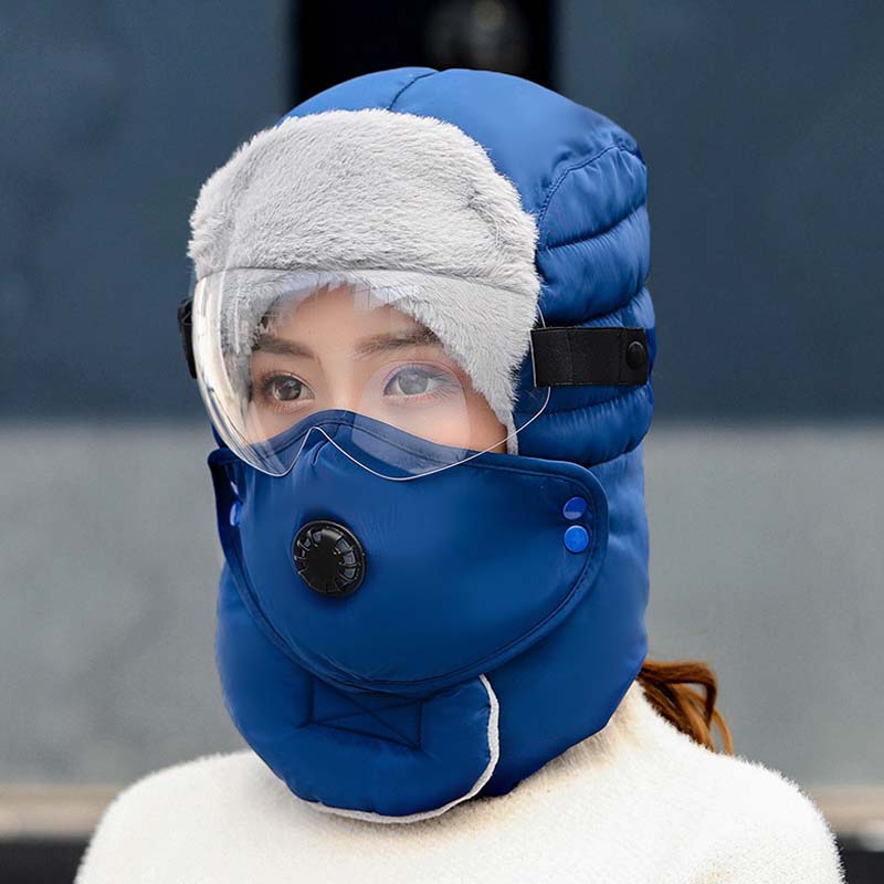 🔈🔈Winterschlussverkauf – 50 % Rabatt❄️Thermomütze mit abnehmbarer Atemmaske