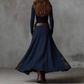 Vintage-Kleid mit Stehkragen und Knöpfen