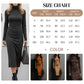 🎁 Elegantes, langärmeliges Bodycon-Kleid mit Rollkragen🔥Kauf 2 Artikel versandkostenfrei🔥