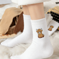 ⏳LETZTER TAG DES SALE 50 % RABATT!🔥Süße, warme Plüschsocken für Damen mit Highland-Kuh-Stickerei