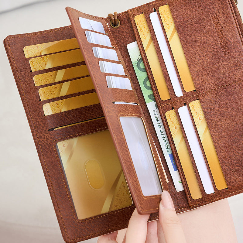 🏆Flash Sale 49 % RABATT⚡Damen-Geldbörse im Retro-Stil mit RFID-Schutz