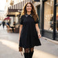 Elegantes Minikleid mit Kragen für Damen