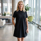 Elegantes Minikleid mit Kragen für Damen